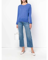 Женские синие джинсы от Khaite