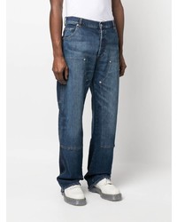 Мужские синие джинсы от Heron Preston