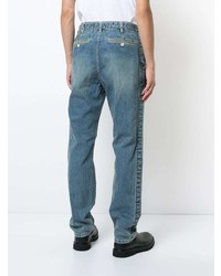 Мужские синие джинсы от Sacai