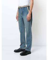 Мужские синие джинсы от Sacai