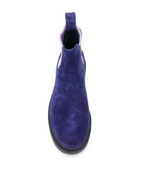 Мужские синие замшевые ботинки челси от Camper
