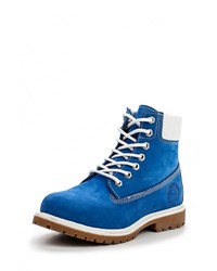 Женские синие замшевые ботинки от Dino Ricci