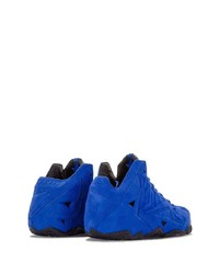 Мужские синие замшевые высокие кеды от Nike