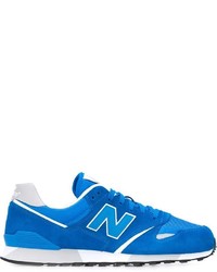 Мужские синие замшевые кеды от New Balance