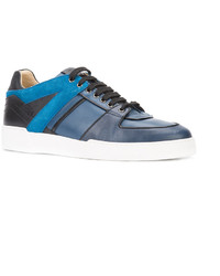 Мужские синие замшевые кеды от Paul Andrew