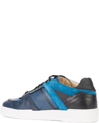 Мужские синие замшевые кеды от Paul Andrew