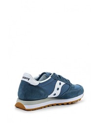 Мужские синие замшевые кроссовки от Saucony