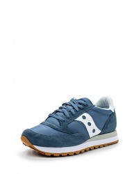 Мужские синие замшевые кроссовки от Saucony