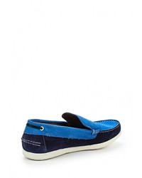 Мужские синие замшевые мокасины от Becool