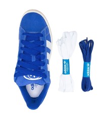 Мужские синие замшевые низкие кеды от adidas