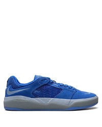 Мужские синие замшевые низкие кеды от Nike