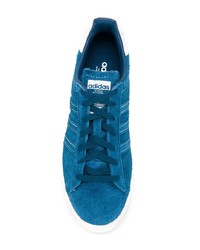 Мужские синие замшевые низкие кеды от adidas