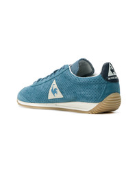 Мужские синие замшевые низкие кеды от Le Coq Sportif