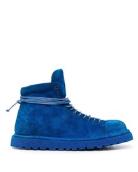 Мужские синие замшевые повседневные ботинки от Marsèll