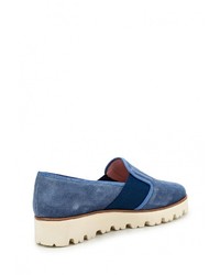 Женские синие замшевые слипоны от Pretty Ballerinas