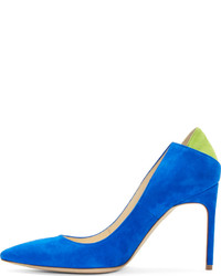 Синие замшевые туфли от Brian Atwood