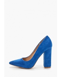 Синие замшевые туфли от Chiara Foscari