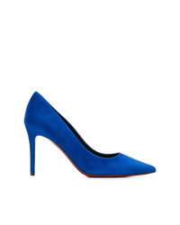 Синие замшевые туфли от Deimille