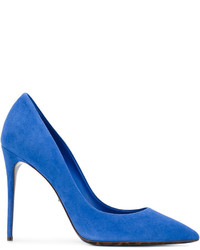 Синие замшевые туфли от Dolce & Gabbana