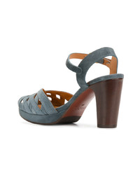 Синие замшевые туфли от Chie Mihara