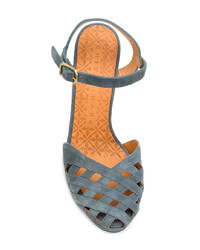 Синие замшевые туфли от Chie Mihara