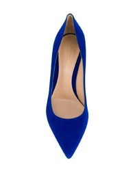 Синие замшевые туфли от Gianvito Rossi