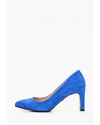 Синие замшевые туфли от Hestrend