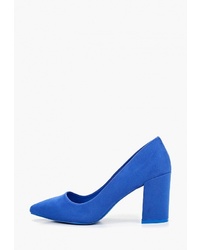 Синие замшевые туфли от Ideal Shoes