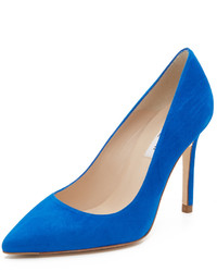 Синие замшевые туфли от LK Bennett