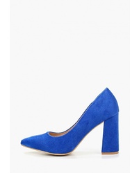 Синие замшевые туфли от Malien