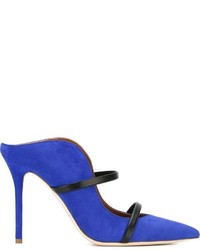 Синие замшевые туфли от Malone Souliers