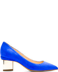 Синие замшевые туфли от Nicholas Kirkwood