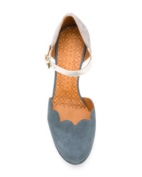 Синие замшевые туфли от Chie Mihara