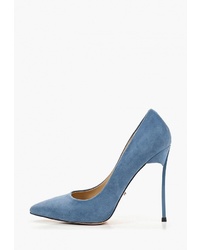 Синие замшевые туфли от Vitacci