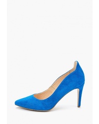 Синие замшевые туфли от Wojas