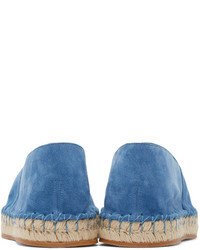 Мужские синие замшевые эспадрильи от Valentino
