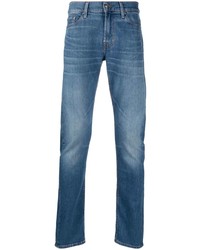 Мужские синие зауженные джинсы от 7 For All Mankind
