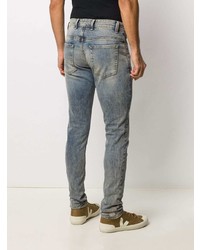 Мужские синие зауженные джинсы от Represent