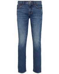 Мужские синие зауженные джинсы от Armani Exchange