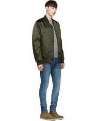 Мужские синие зауженные джинсы от Levi's