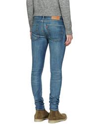 Мужские синие зауженные джинсы от Levi's