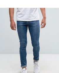 Мужские синие зауженные джинсы от Brooklyn Supply Co.