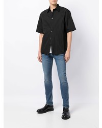 Мужские синие зауженные джинсы от Paige