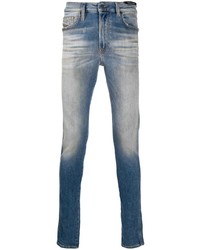 Мужские синие зауженные джинсы от Diesel