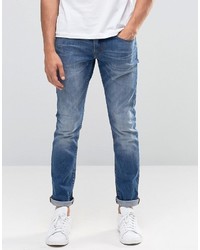 Мужские синие зауженные джинсы от Esprit