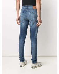 Мужские синие зауженные джинсы от Tommy Hilfiger