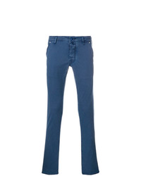 Мужские синие зауженные джинсы от Jacob Cohen