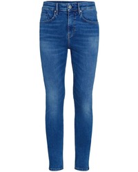 Мужские синие зауженные джинсы от KARL LAGERFELD JEANS