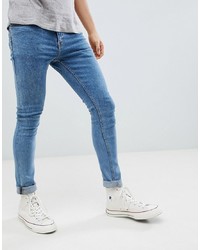 Мужские синие зауженные джинсы от New Look