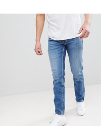Мужские синие зауженные джинсы от Noak